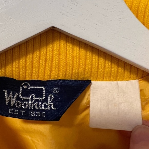 Vintage Woolrich Yellow Rain Jacket - Picture 7 of 10